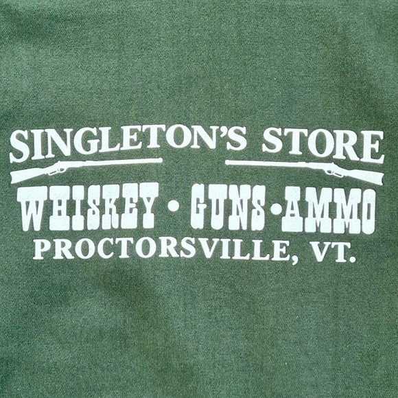 Vermont Hunter Green Hoodie R Sport Proctorsville VT Singleton’s Store, Size L - Picture 10 of 15